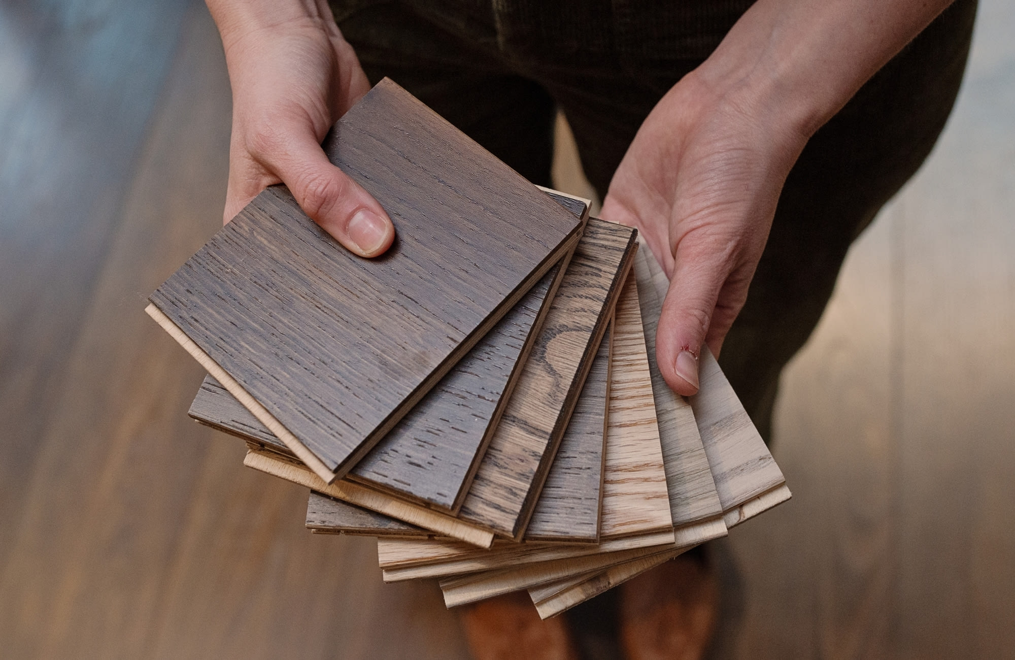Hardwood wood floors sample